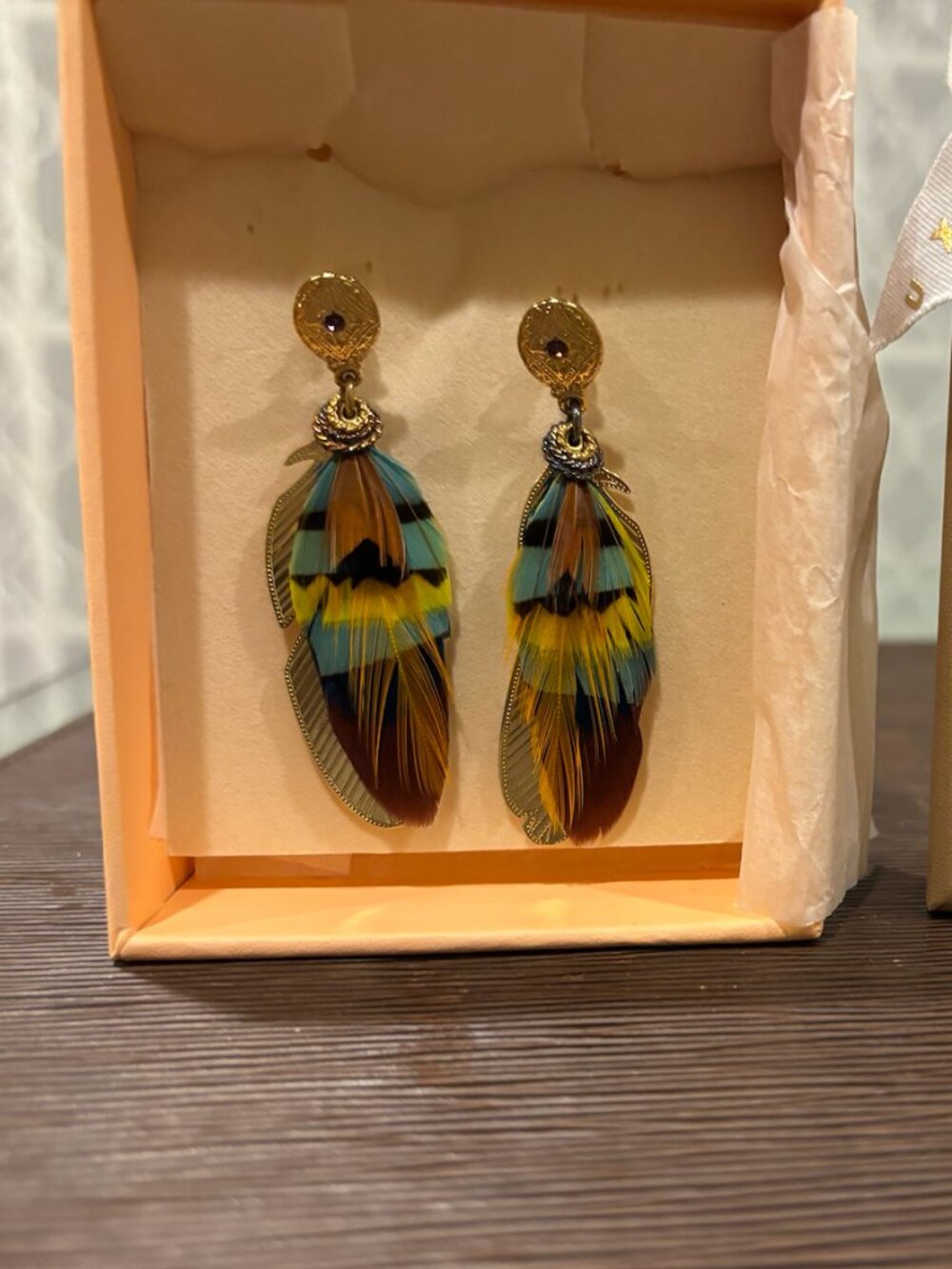 Gas Bijoux feather earrings